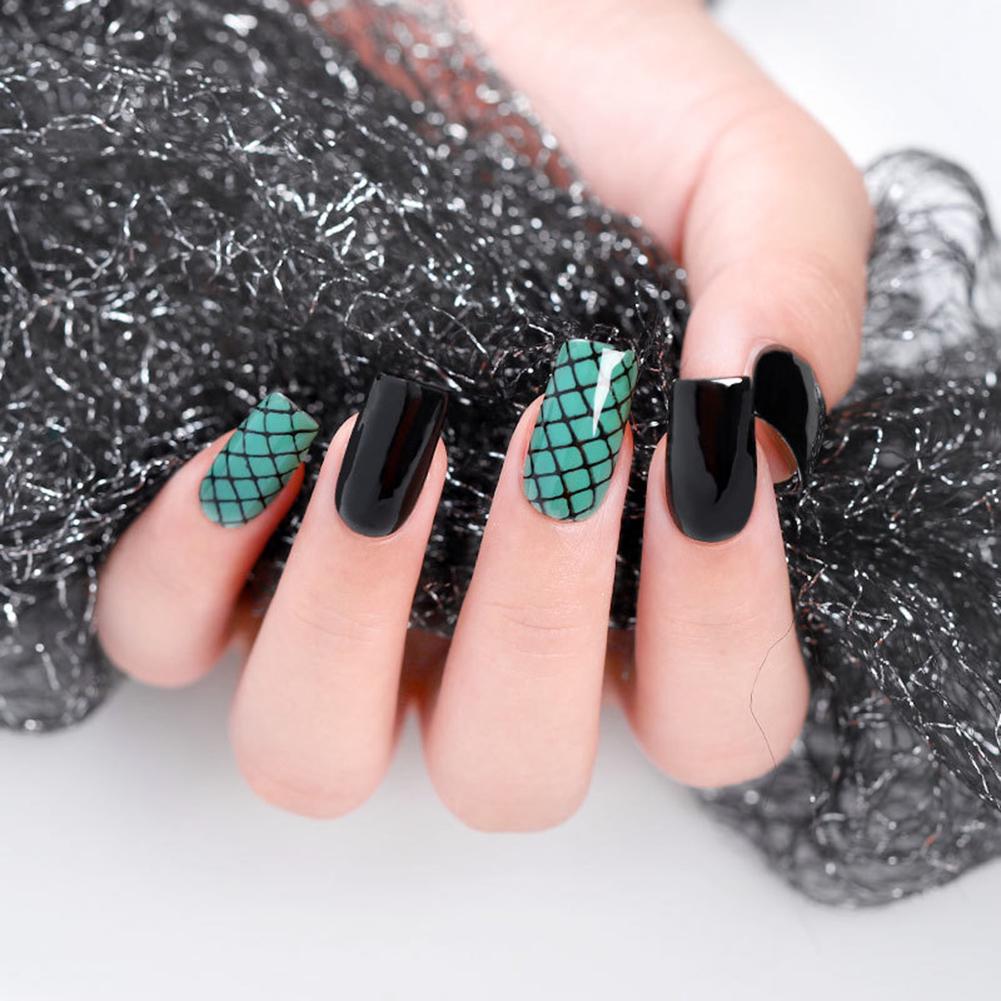 Famous Beautyful Lady Printing Template Semi Off Nail Permanent Soak Art Polish Gel Painted