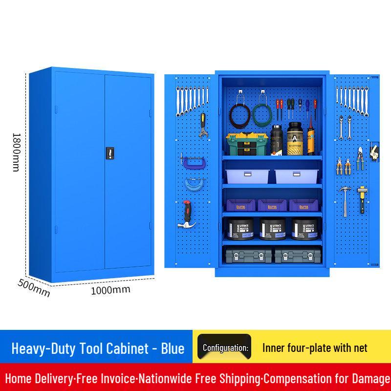 Heavy Duty Tool Cabinet with Thickened Drawers for Workshop and Auto Repair Storage.
