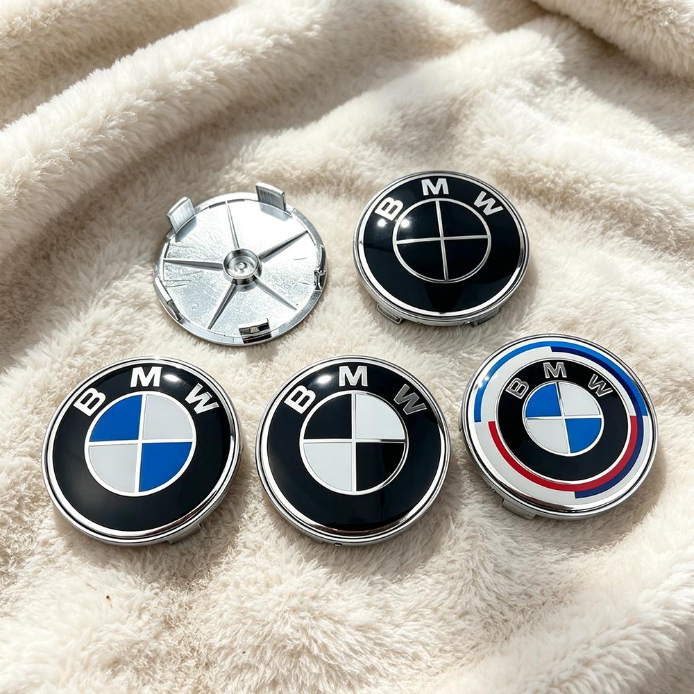 BEKV7 Car Wheel Hub Center Cover 4Pcs 68MM For BMW X1 X3 X5 X6 X7 X4 F22 F23 F85 F86 F33 F34 F36 F10 F11 F18 F06 F12 F13 F01 M3 M4 M6