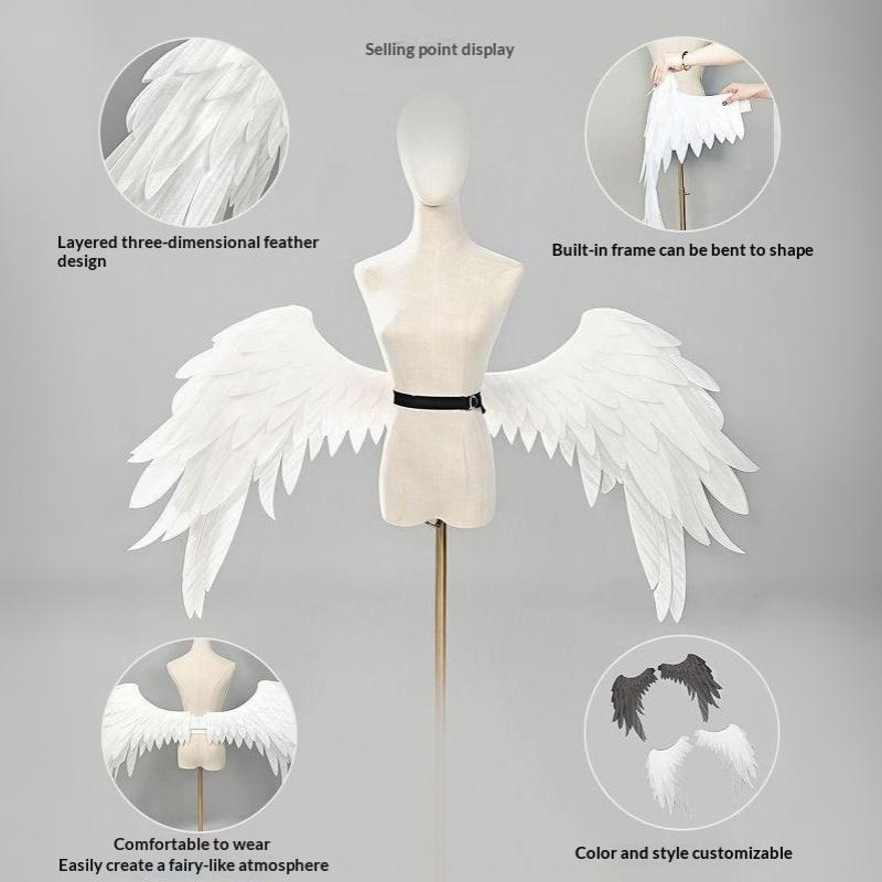 New Manga Exhibition Angel Wings Cos Angel Devil Wings Stage Performance Props Role Playing Party Props Cosplay Accessories