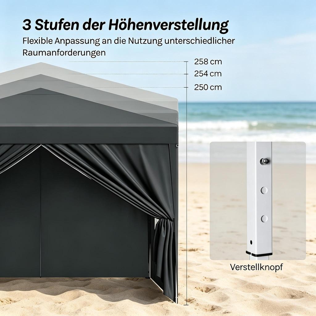 Sturdy Garden Gazebo, Garden Gazebo, Outdoor Roof Protection, for Patio, Wedding, Catering & Events (only with Gazebo)