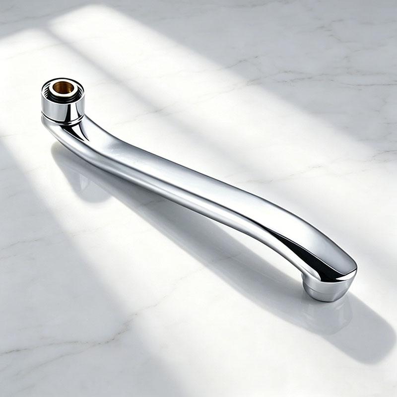 S-Type Faucet Extender Connector - Quick Open Stainless Steel Basin Faucet Tube Outlet Pipe Replacement Fittings