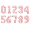 32inch Birthday Foil Number Balloons Big Red Blue Pink Silver Gold Kids Birthday Wedding Baby Shower Party Decor Digital Globos