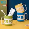Chahua Letter Design Toothbrush Cup Set