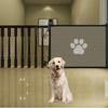 Pet Dog Safety Fence Barrier-Folding Breathable Mesh Isolation Net Stairs Gate Playpen for Indoor Outdoor Pet Restriction Needs