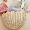 Handwoven Rattan Lace Wall Hanging Basket - Decorative Storage for Home & Homestay