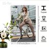 Vackse Bicycle Metal Wall Art 20x30cm Weatherproof Outdoor Indoor Decor