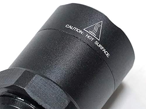 High-quality replica M600B tactical light with 450 lumens and a Japanese instruction manual and warranty.