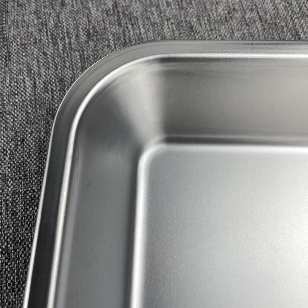 304 Stainless Steel Rectangular Grill and Baking Pan Set with Oil Draining Rack