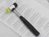 Steel Pipe Handle Rubber Mallet with Replaceable Nylon Head