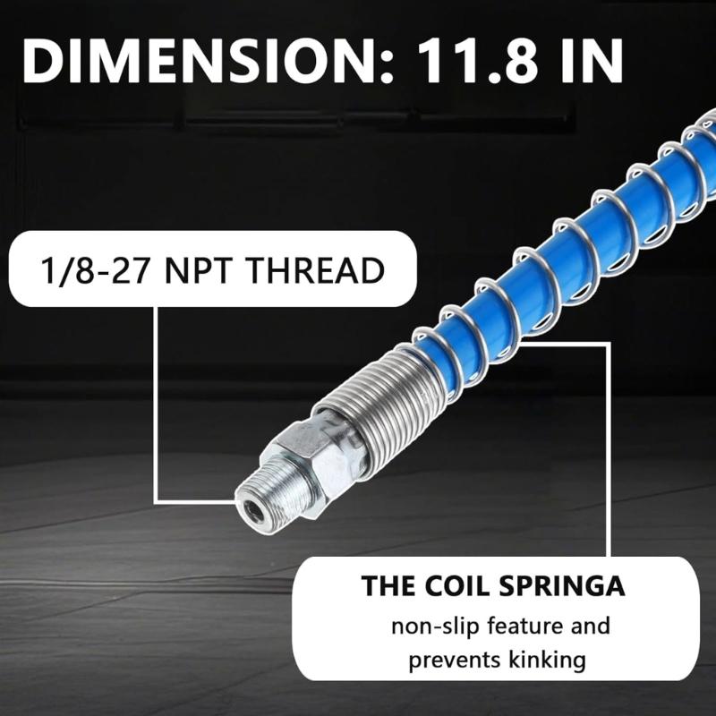 Metal Grease Nozzle Adapter Fast Release Mechanism Ergonomic Handle For Efficient Lubrication In Industrial Applications