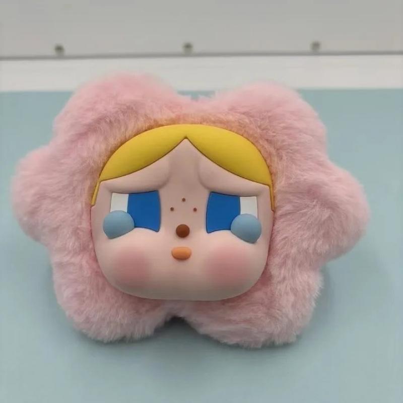 

Сумка для наушников Crybaby Tear Factory Series, креативный периферийный подарок, сумка для наушников с защитой от падения, виниловая плюшевая игрушка-брелок с подвеской розовый