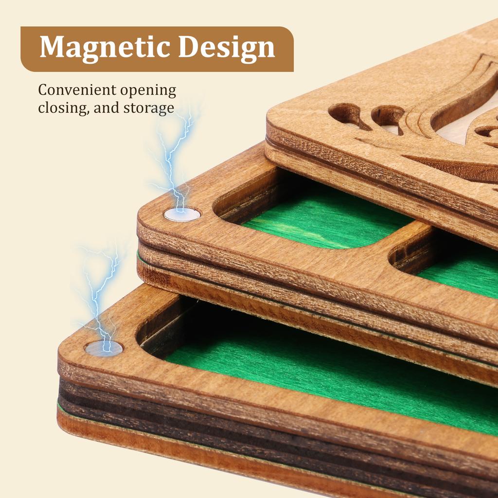 Houten Kralen Opberg Organizer Kralen Sorteerbakje Sieraden Maken Gereedschap Bakjes Kralen Organizer Dozen voor Kralenwerk Accessoires