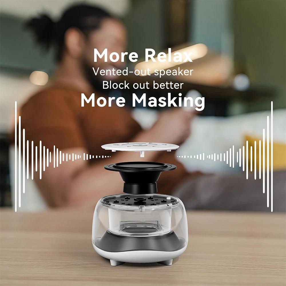 Portable White Noise Sound Machine 34 Soothing Sounds Sleep For Adults Baby