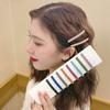 10Pcs/Set Candy Morandi Color Hair Clips Classic Simple Basic Hairpins Painted Fashion Hair Accessories For Women Girls Barrette