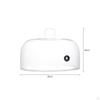 Borosilicate Glass Cloche with Hole Heat-Resistant Smoke-Infusing Dome