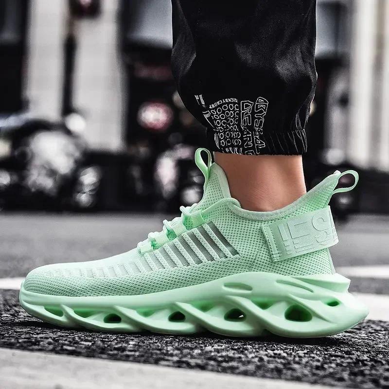 Mode Herrenschuhe Bequeme Sneaker Atmungsaktive Laufschuhe für Herren Mesh Tenis Sportschuhe Walking Sneaker Größe 36-46