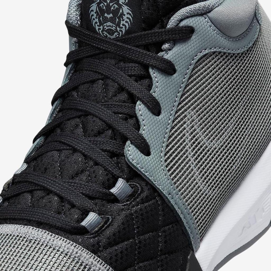 Nike LeBron Witness 8 Cool Size EP, Šedá/Černá/Bílá, FB2237-004, 27,5 cm
