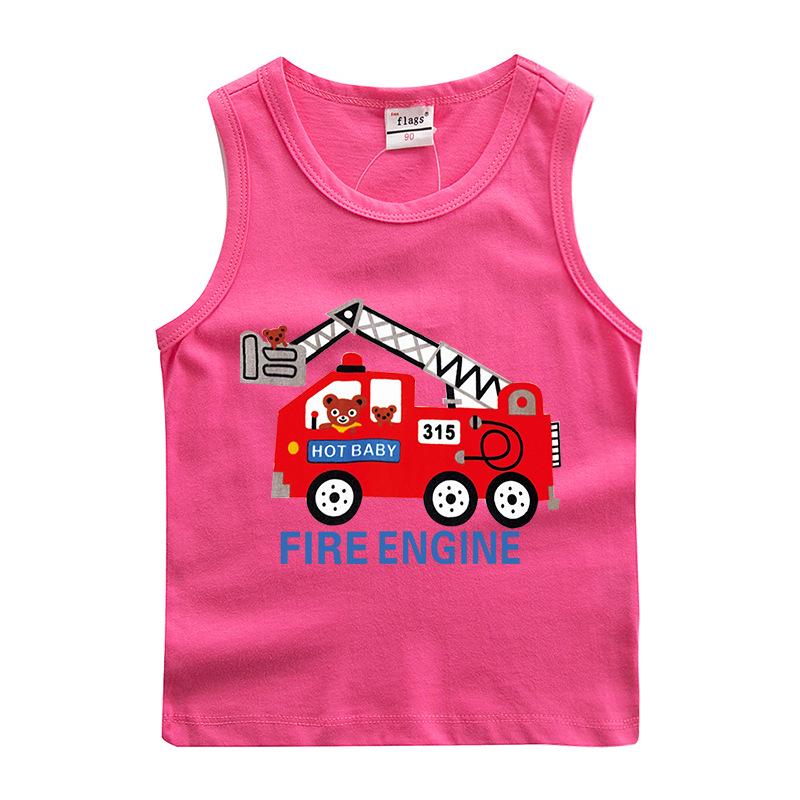 Boys' 100% Cotton Sleeveless Camisole - Trendy Summer T-Shirt Layer & Casual Vest