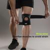 Otwarty stabilizator kolana z rzepką Antypoślizgowy Regulowany Oddychający Męski Damski Wędrówki Koszykówka Jazda na Rowerze Bieganie Wsparcie Bólu Artretycznego Ochraniacz Kolana Podkładki Rękaw Owinąć