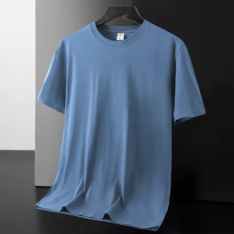 Unisex Einfarbige Kurzarm-T-Shirts – Pure Black oder White Summer Basics