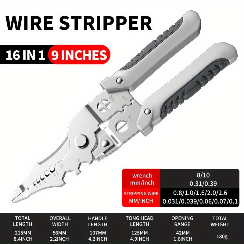 

1 шт. Многофункциональные клещи для зачистки проводов Электрические клещи для зачистки проводов Инструменты для оборудования Универсальные клещи для резки проводов