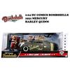 Jada Toys DC COMICS BOMBSHELLS 1951 MECURY HARLEY QUINN Mini Car 124 &