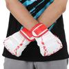 Professional MMA Fingerless Gloves PU Leather Punching Bag Sanda Boxing GlovesWhite Bottom Red Claw