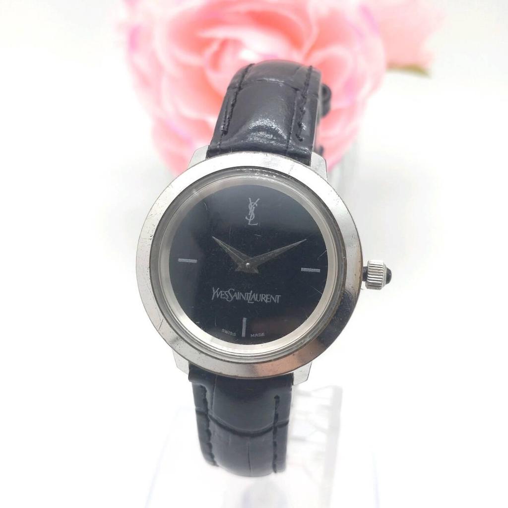 Used "Working item" Yves Saint LaurentYves Saint LaurentYSLHand-wound wristwatch17 jewelsLadiesManagement 1082d
