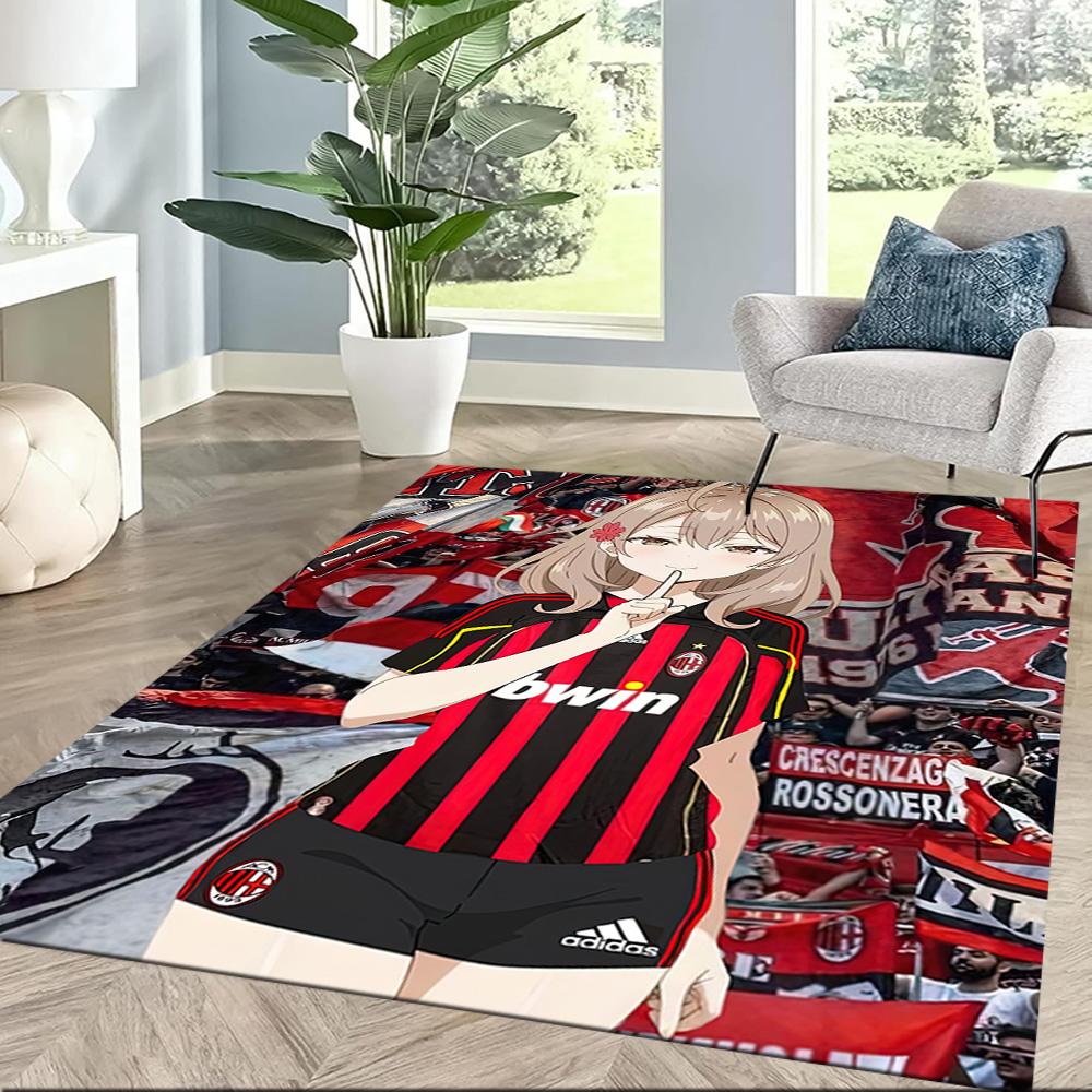 Ac Milan Floor Rug Office Rug Design For Dormitory Kitchen Entryway Bedrooms Antislip Rug Office Home Decor Perfect Birthdaychristmas Gift Idea
