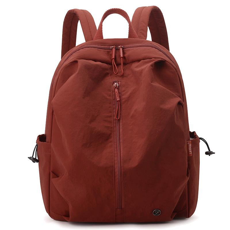 Schoolbag casual backpack female simple high school college student schoolbag Korean large capacity high sense travel backpack tide