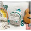 Students Mini Backpack Canvas Small Backpack Fashion Floral Backpack  for Girls