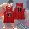 SLAM DUNK Jersey Sakuragi Blossom Road Liuchuan Maple Men's and Women's Short Sleeve Xiangbei Team Commemorative Basketball Suit Sports Suit