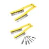 Steel Wire Brush 10Inch Hard Scratch Brushes With Hangable Handles For Workshop Home Use