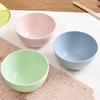 Eco-friendly Wheat Straw Children Rice Noodle Salad Bowl Household Tableware Plate Snacks Dish Eco-friendly Kitchen Tableware