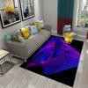 3D Vortex Illusion Teppich Eingangstür Bodenmatte Abstrakte geometrische optische Fußmatte rutschfeste Bodenmatte Wohnzimmer Dekor Teppich