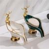 Light Bathroom Household Drain Soap Rack Leaf Shape Portable Luxury Style Soap Holder Tray New Creation