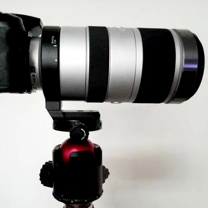 Metalowy Statyw Montażowy Kołnierz Obiektywu Otwory 1/4 cala 3/8 cala dla S740 70-400mm Sprzęt Fotograficzny dla Entuzjastów Fotografii