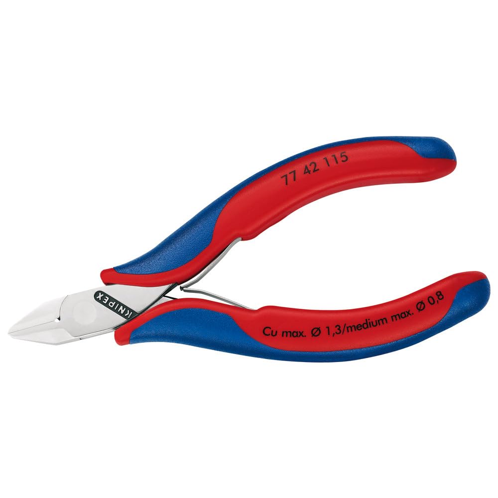 

KNIPEX Precision Nippers, 115mm, 7742115