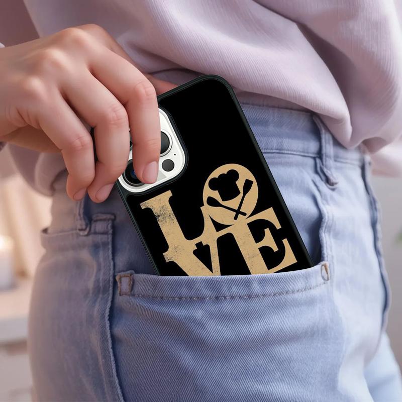 Baking Cooking Utensils Chef soft Phone Case For iPhone 17 Air 15 16e 14 13 Pro Max Coque 12 11 Pro Max PLUS cover