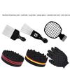 Black Hot Hair Sponge Comb Set for Styling and Care