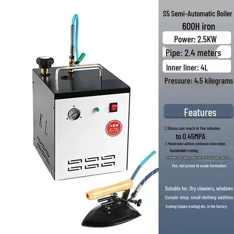 Elbowly S5 Semi-Automatic Steam Boiler Iron CN plug (adapter included)