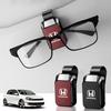 New Car Sun Visor Glasses Sunglasses Storage Clip Visor For Civic XR-V CR-Z CRV HRV City Accord Legend Jazz RR VTi Fit
