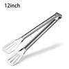 New Christmas Silicone Food Tong Gingerbread Man Snowman Xmas Tree Pattern Cooking Clip Steak Bread Clamp Kitchen BBQ Salad Tool