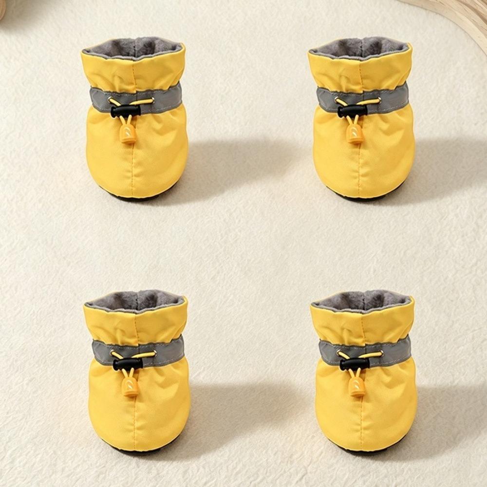 Waterproof Dogs Snow Boots Soft Bottom Dog Rain Boots Fashion Pet Paw Protection  Outdoor Use