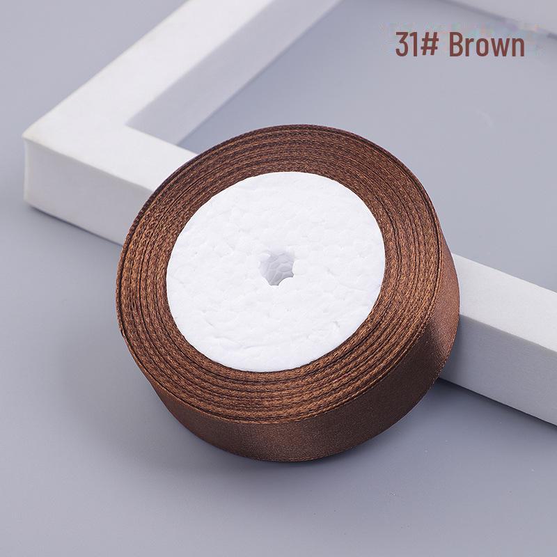 2 cm Satin-Polyesterband für Geschenkverpackungen und Hochzeitstortendekoration