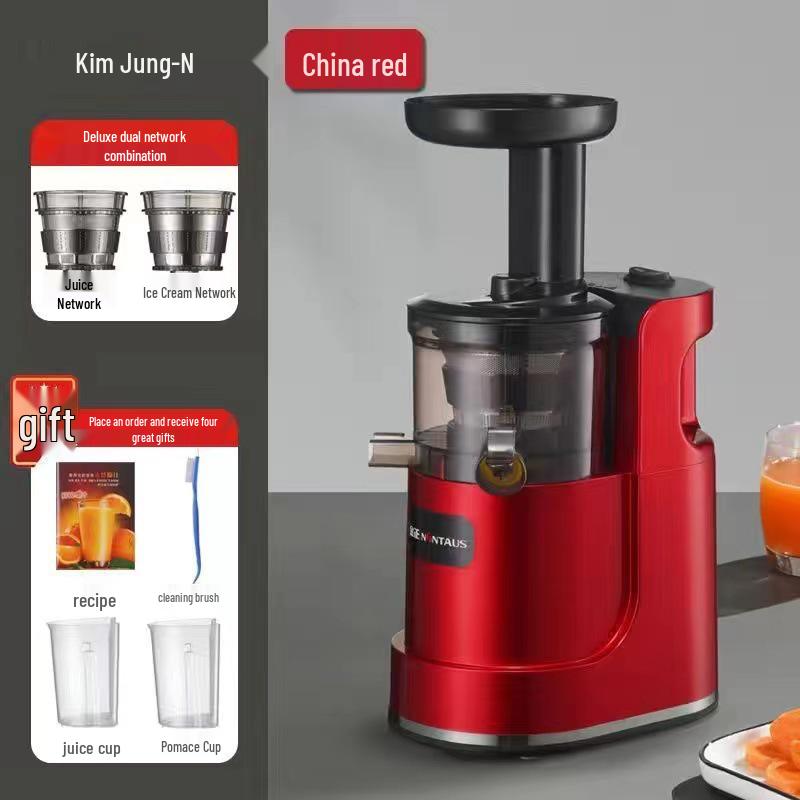 Stainless Steel Juicer: Automatic Juice and Pulp Separation for Home, Large & Small Caliber, Gift Ready
