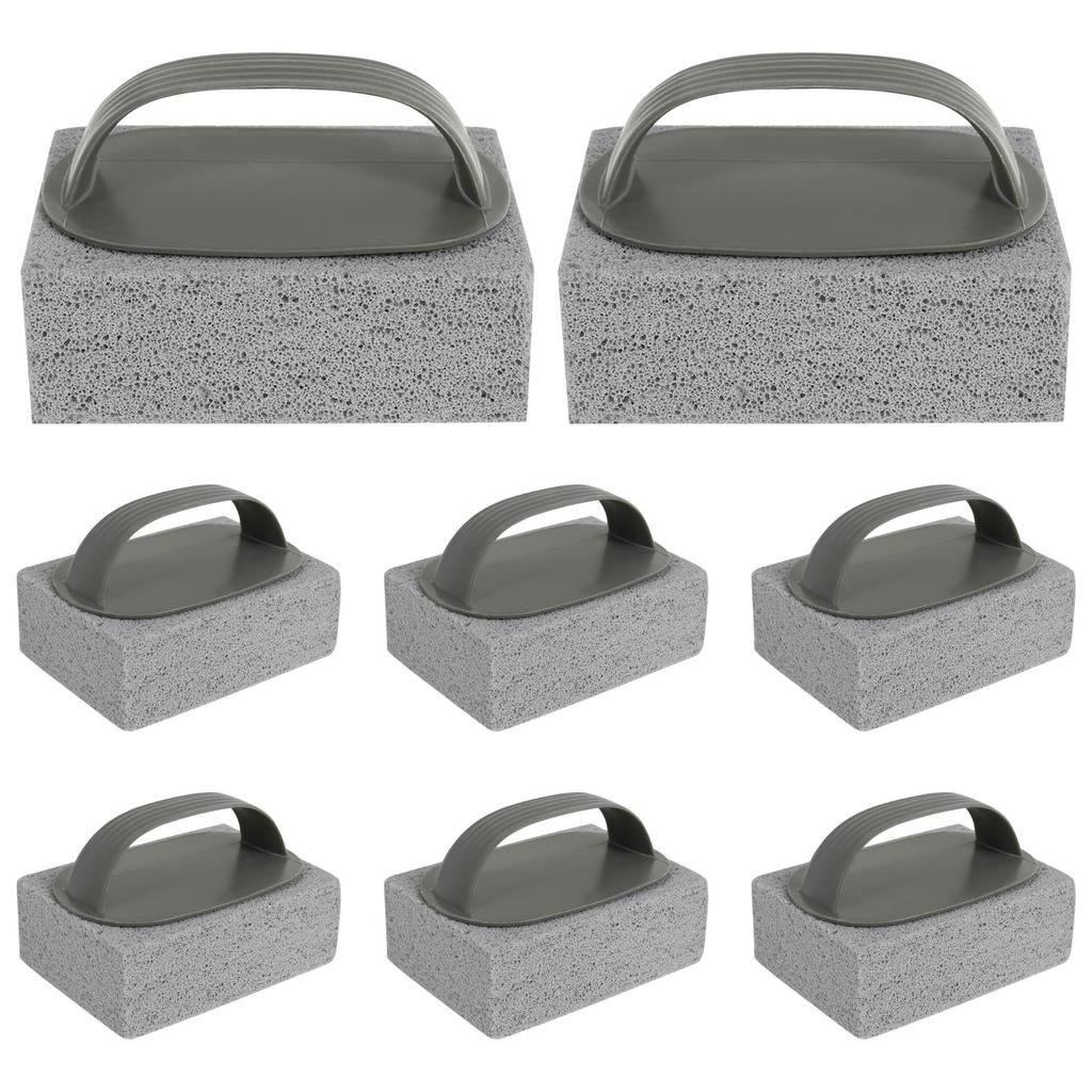 7Pcs BBQ Grill Cleaning Pumice Stones Brush Brick Block Heat Resistant Powerful Stain Remover Kitchen Grill  Pool Cleaning Tool
