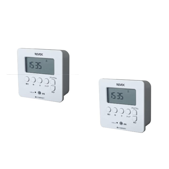 

Revex Outlet Timer Цифровой таймер Белый набор из 2 шт. PT80DW белый