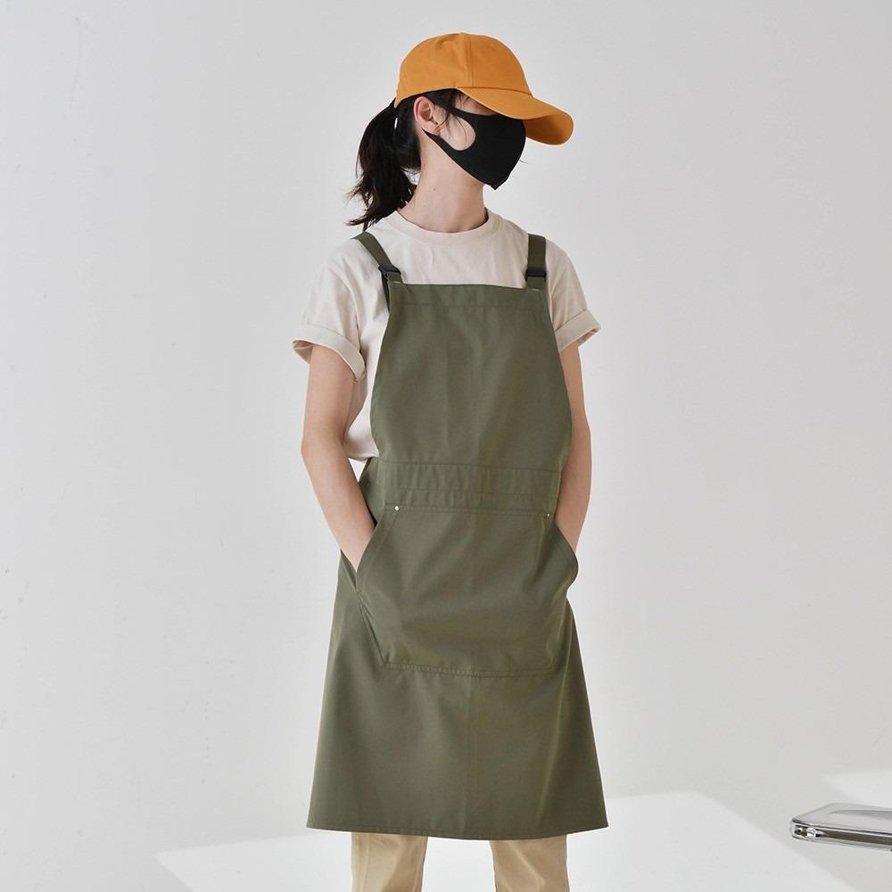 Durable Antifouling Kitchen Apron Waterproof Breathable Cooking Aprons Oilproof Wear-resistant Restaurant Uniform Household